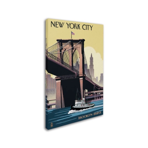 Lantern Press 'New York 1' Canvas Art,16x24